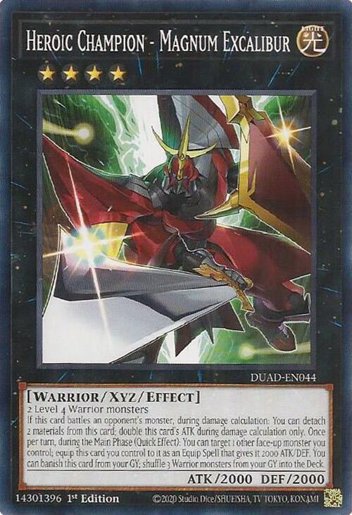 Heroic Champion - Magnum Excalibur Card Front