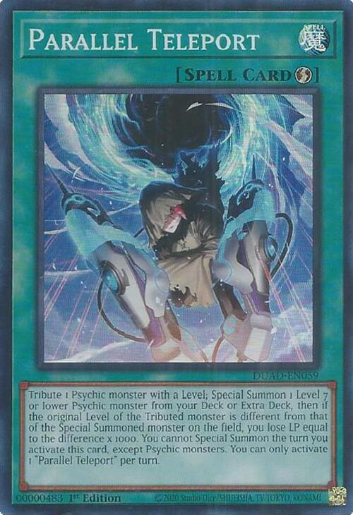 Parallel Teleport Card Front