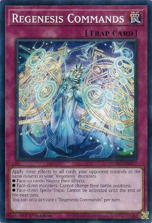 Regenesis Commands Card Front