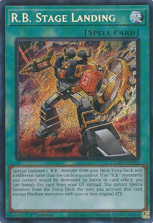 Atterraggio sulla Scena R.B. Card Front