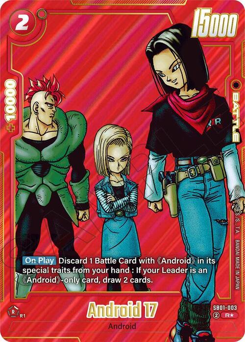 Android 17 Card Front