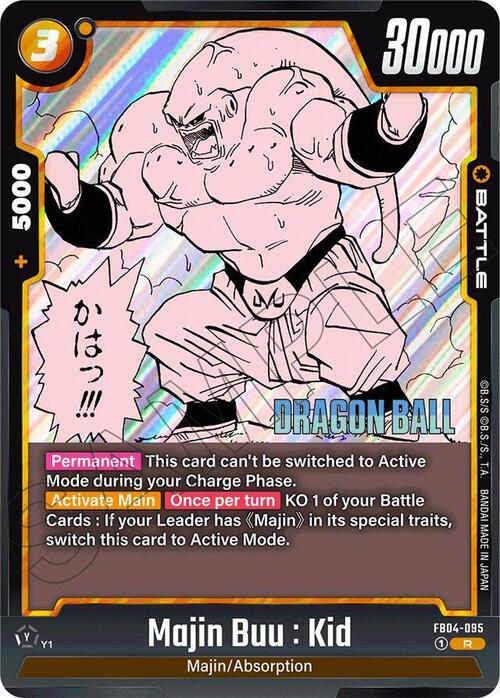 Majin Buu : Kid Card Front