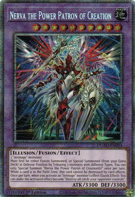 Nerva the Power Patron of Creation Card Front