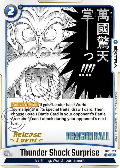Thunder Shock Surprise Card Front