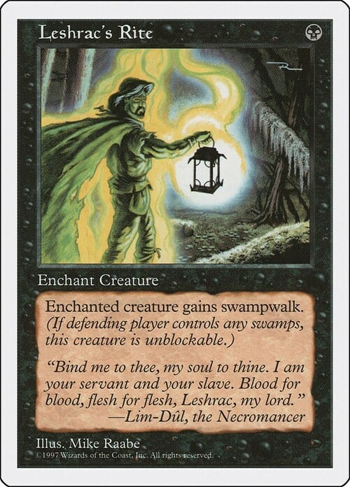 Leshrac's Rite Card Front