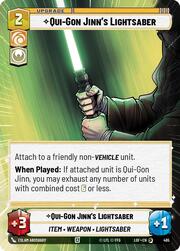 Qui-Gon Jinn's Lightsaber