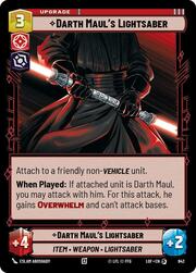 Darth Mauls Lightsaber
