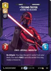 Second Sister - Seeking the Holocron
