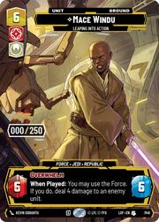 Mace Windu - Leaping into Action