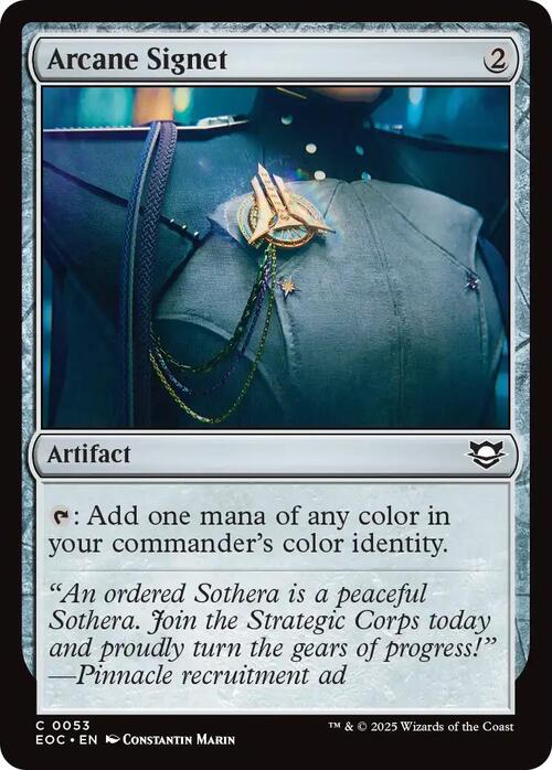 Arcane Signet Card Front