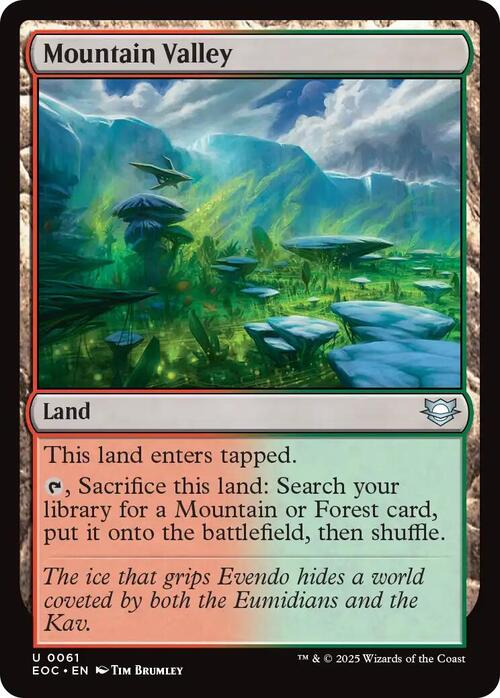 Mountain Valley Card Front