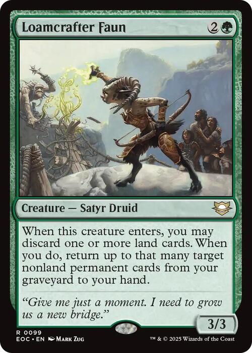Loamcrafter Faun Card Front