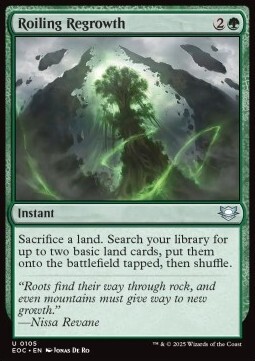 Roiling Regrowth Card Front