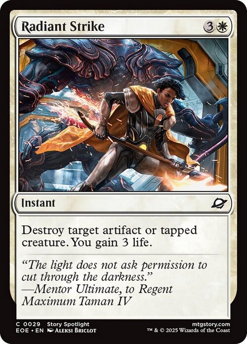 Radiant Strike Card Front