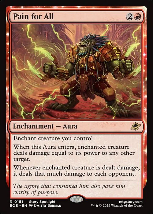 Pain for All Card Front