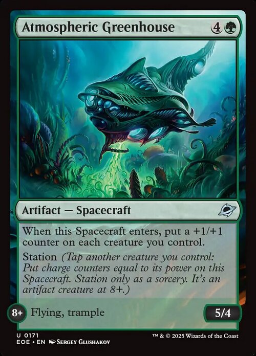 Atmospheric Greenhouse Card Front