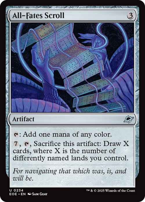 All-Fates Scroll Card Front