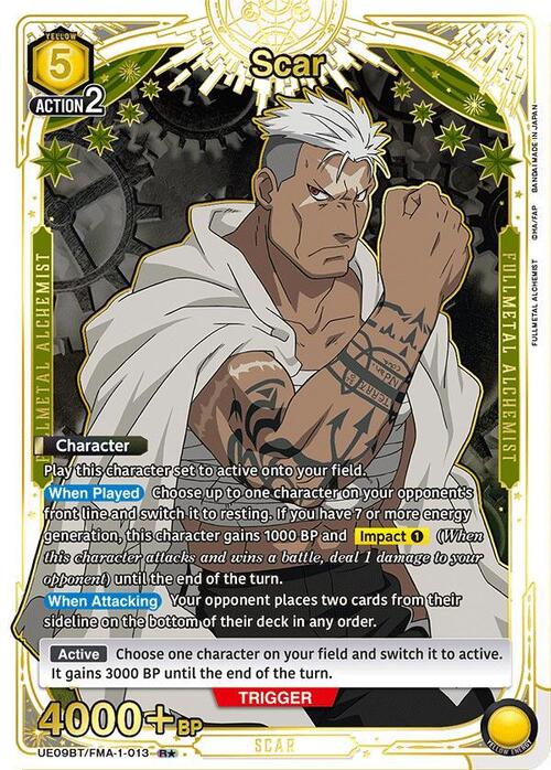 Scar Card Front