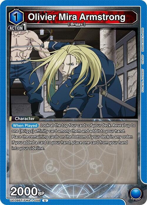 Olivier Mira Armstrong Card Front