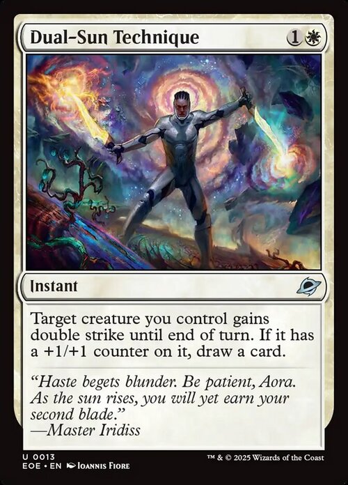 Dual-Sun Technique Card Front