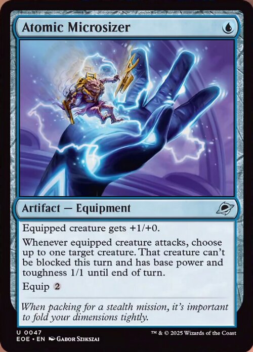 Atomic Microsizer Card Front