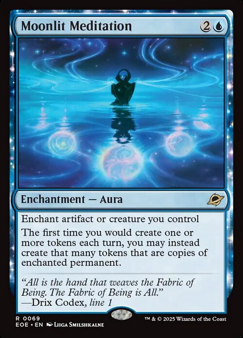 Moonlit Meditation Card Front