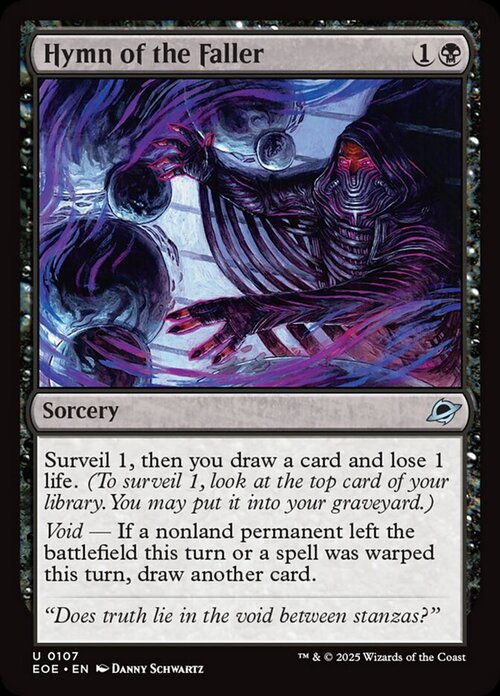 Hymn of the Faller Card Front