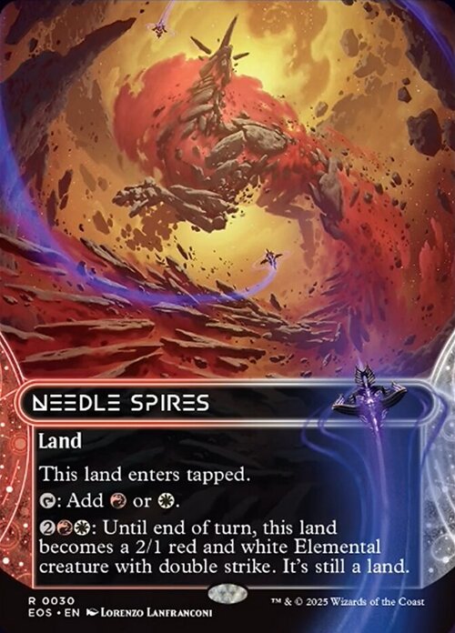 Needle Spires Card Front