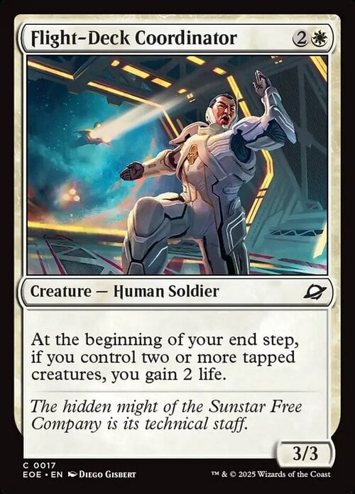 Flight-Deck Coordinator Card Front