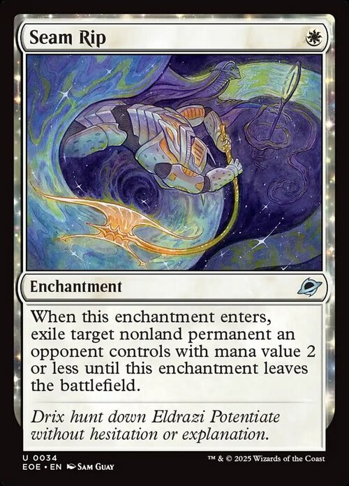 Seam Rip Card Front