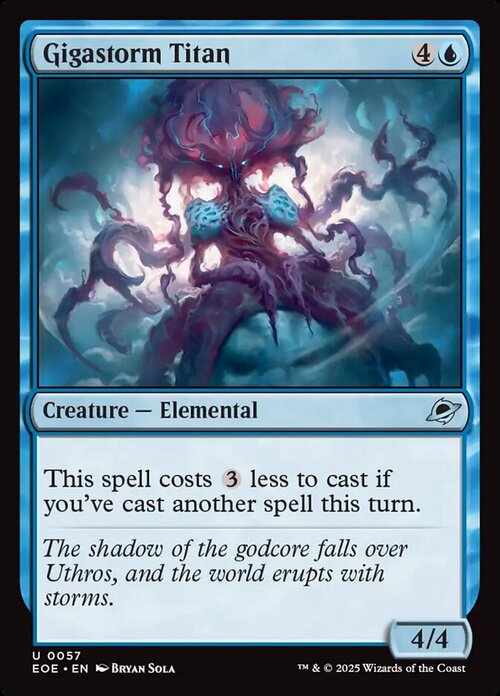 Gigastorm Titan Card Front