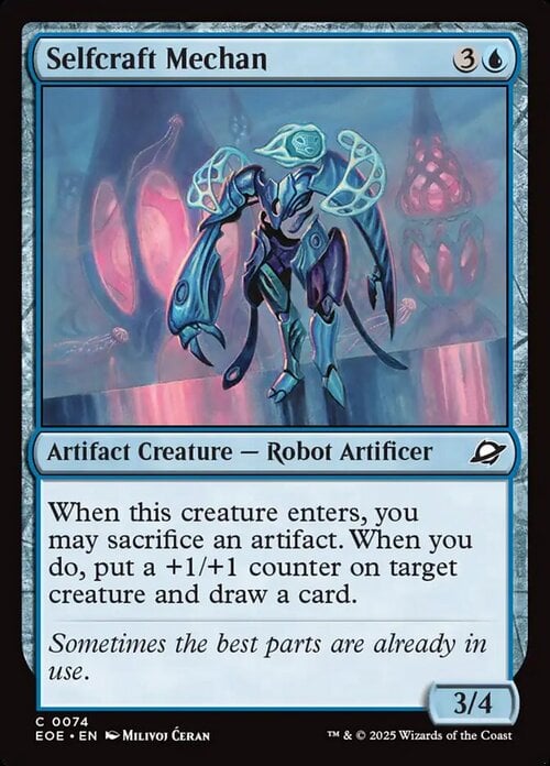 Selfcraft Mechan Card Front