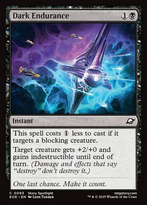 Dark Endurance Card Front