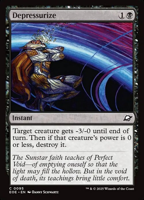 Depressurize Card Front