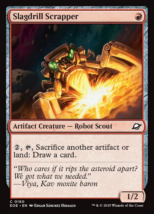 Slagdrill Scrapper Card Front