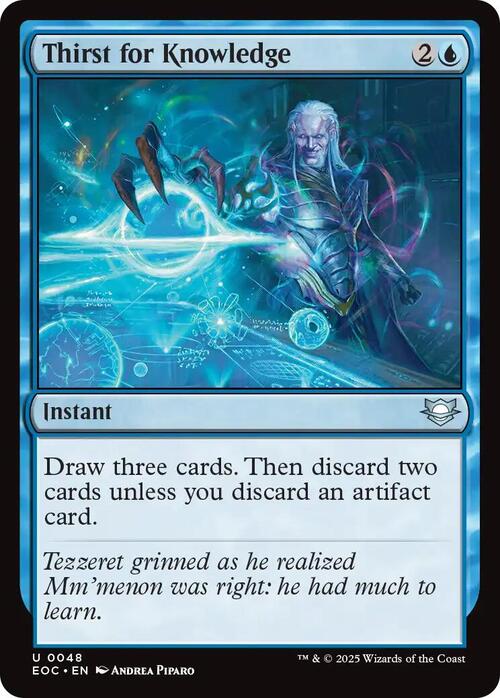 Thirst for Knowledge Card Front