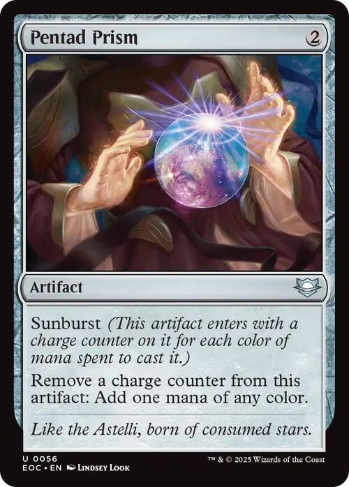 Pentad Prism Card Front