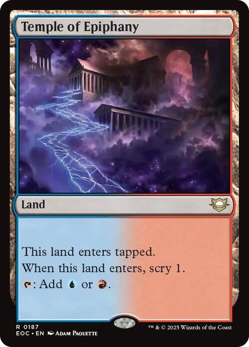 Temple of Epiphany Card Front