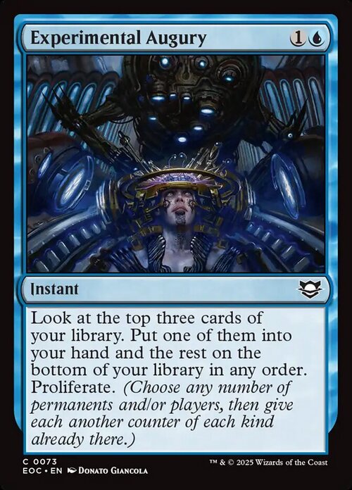 Experimental Augury Card Front