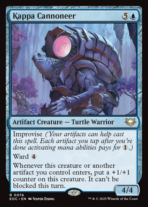 Kappa Cannoneer Card Front