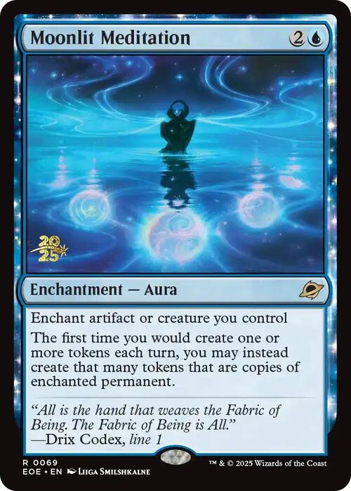 Moonlit Meditation Card Front