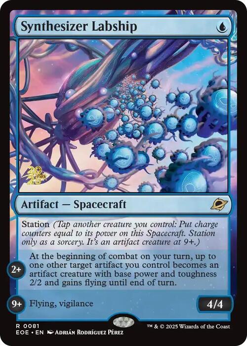 Synthesizer Labship Card Front