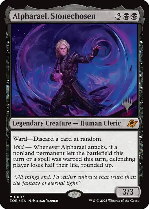 Alpharael, Stonechosen Card Front
