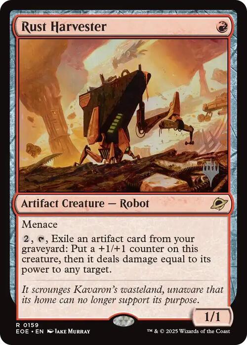 Rust Harvester Card Front