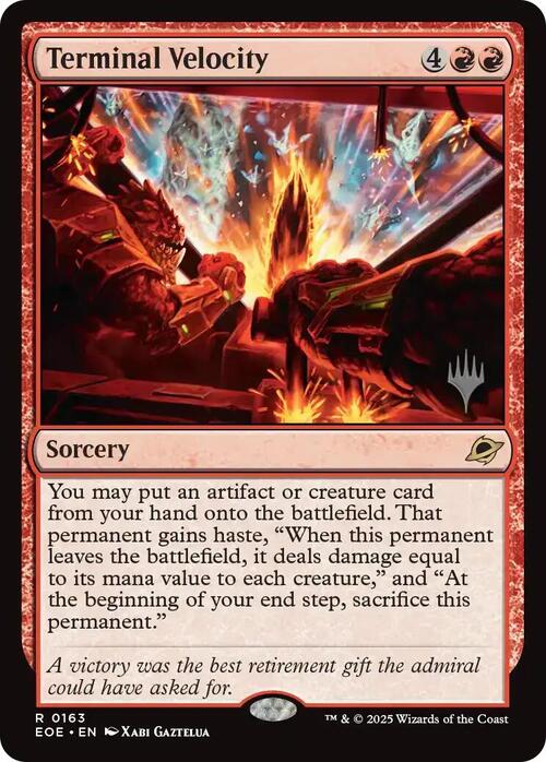 Terminal Velocity Card Front