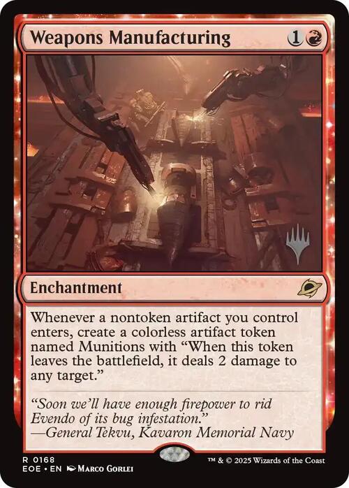 Weapons Manufacturing Card Front