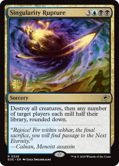 Singularity Rupture Card Front