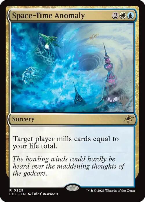Space-Time Anomaly Card Front
