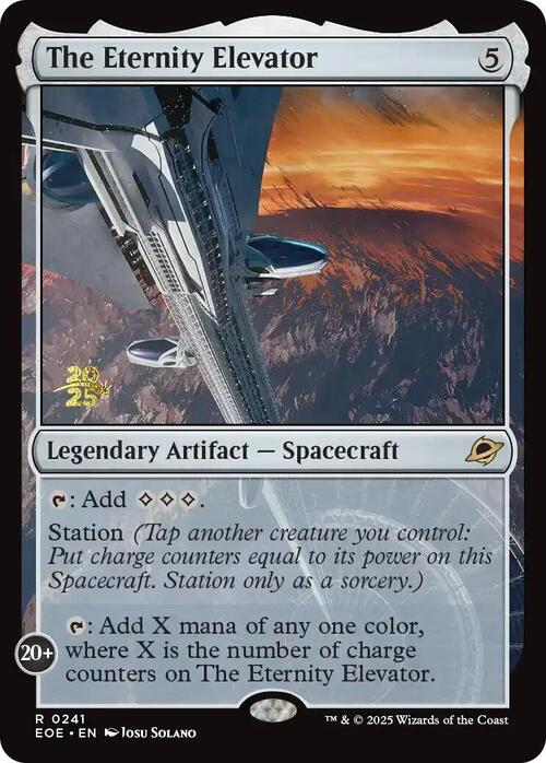 The Eternity Elevator Card Front