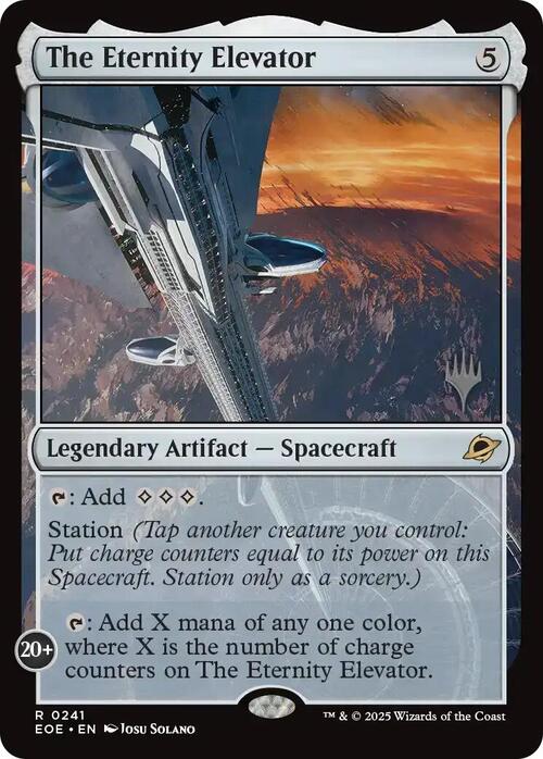 The Eternity Elevator Card Front
